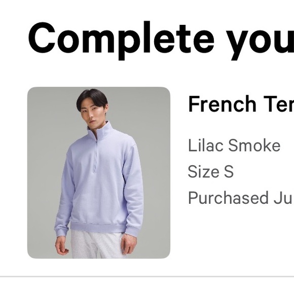 Small Lululemon Oversized Half Zip - Picture 5 of 5